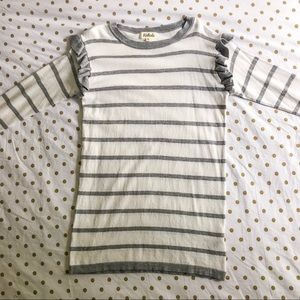 Striped Ruffle Tunic